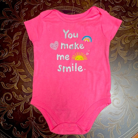 Baby Favorite Bodysuits Pink One Piece Carter’s Pink & White Stripes Hoodie Sz 1 - Picture 3 of 11